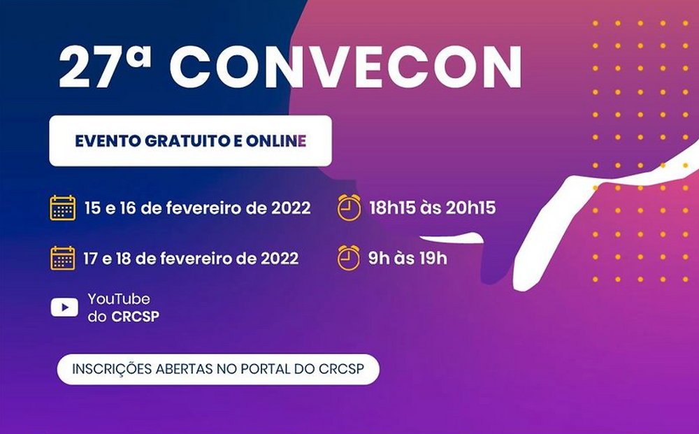 27ª CONVECON online e gratuita