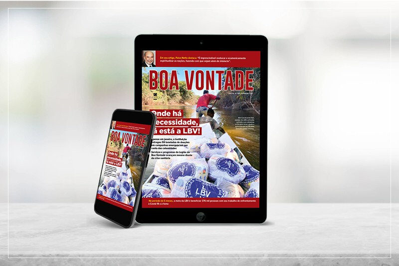 Revista BOA VONTADE destaca ações pela Educação e contra a fome