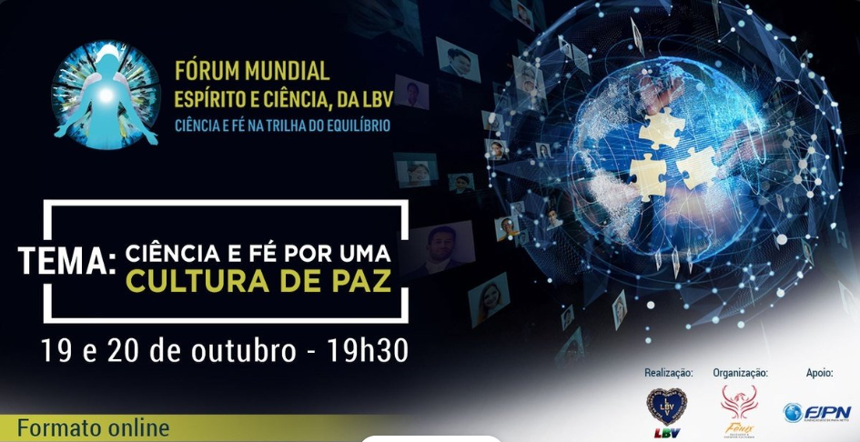 Inscreva-se para o Fórum Mundial Espírito e Ciência, da LBV