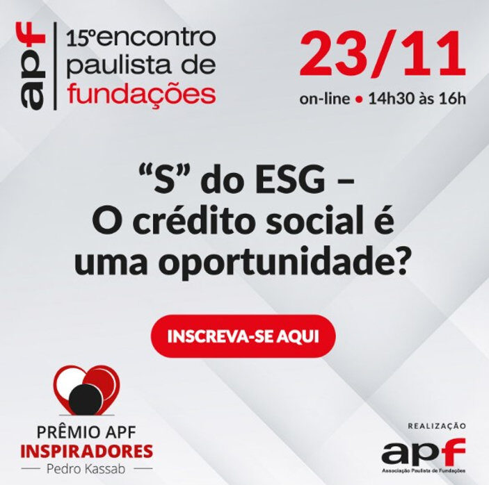 APF promove evento sobre ESG