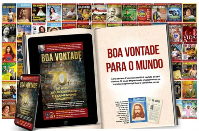 Revista BOA VONTADE celebra 70 anos